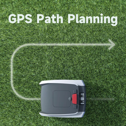 Automatic Robot Lawn Mower with GPS Navigation, Mows up to 1/2 Acre /21,000 Sq.Ft,300% Higher Efficiency of Auto Path Planning