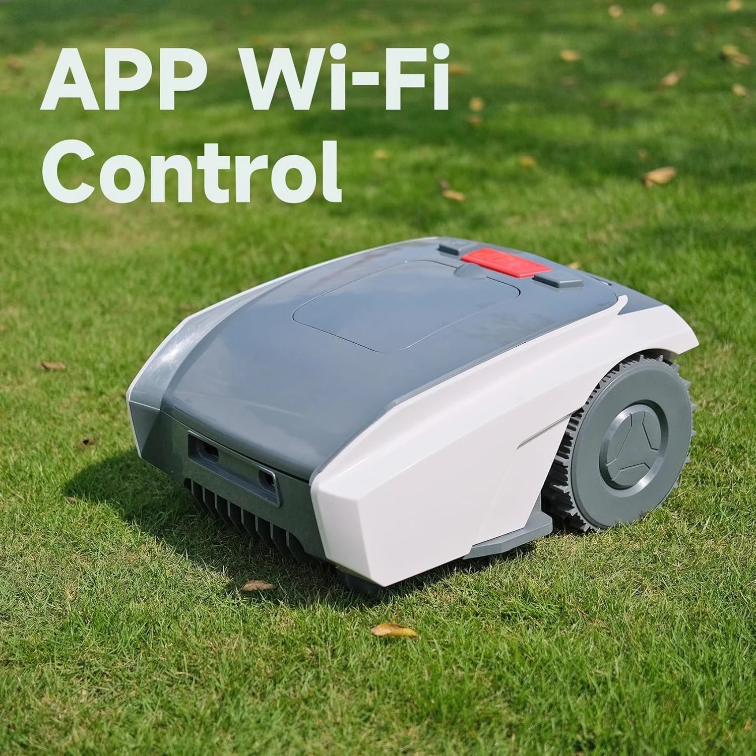 Automatic Robot Lawn Mower with GPS Navigation, Mows up to 1/2 Acre /21,000 Sq.Ft,300% Higher Efficiency of Auto Path Planning