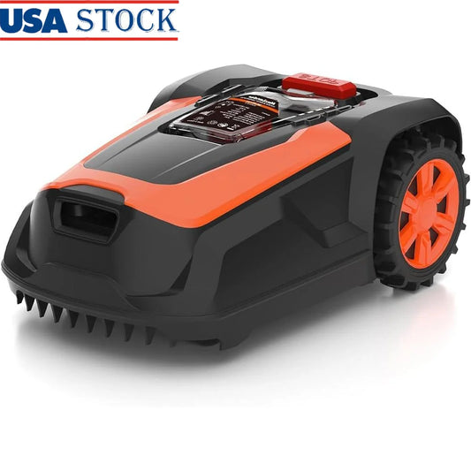 Wireless Smart Robot Lawn Mower App Control Self-Charging Bluetooth/Wi-Fi Connected Automatic Mowing Robot with Rain Sensor And
