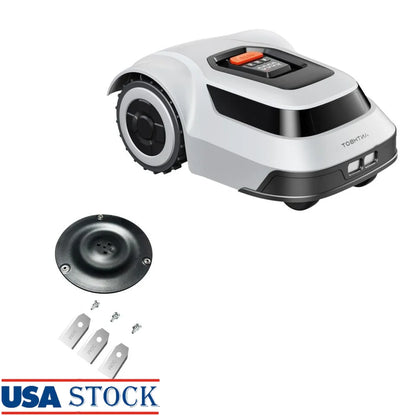 Robotic Lawn Mower Replacement Blade Efficient Mowing Precise Positioning Break Detection Adjustable Deck Handles Slopes