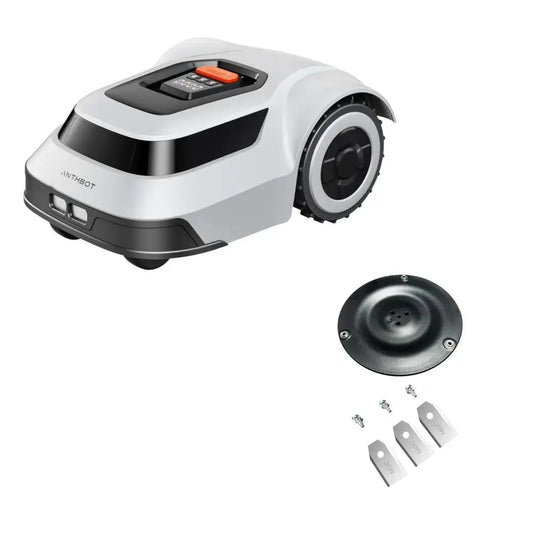 Robotic Lawn Mower Replacement Blade Efficient Mowing Precise Positioning Break Detection Adjustable Deck Handles Slopes